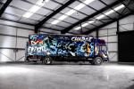 Volvo FL6 Turbo Zone Truck Art Car by Banksy 1988 года